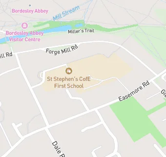 map for Holyoakes Field Pupil Referral Unit