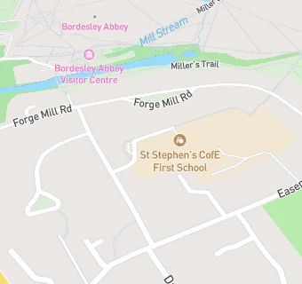 map for Redditch, St Stephen's CofE Middle School