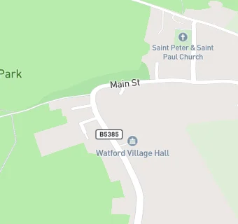 map for Watford Village Hall