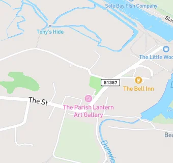 map for The Parish Lantern