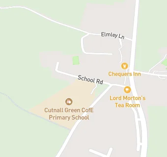 map for Cutnall Green CofE Primary School