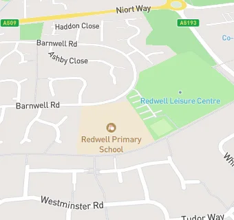 map for Redwell Junior School