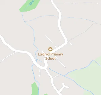 map for Ysgol Gymunedol Lledrod