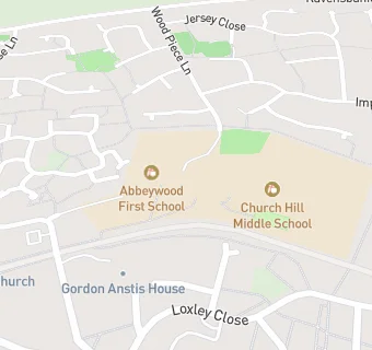 map for Church Hill Middle School