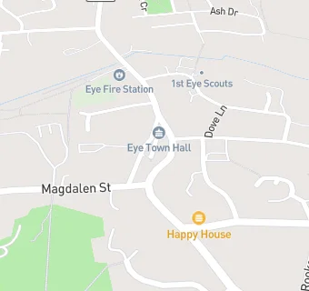 map for E G H Maynard