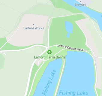 map for Larford Lake and River Severn