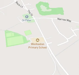 map for Wenhaston Primary School