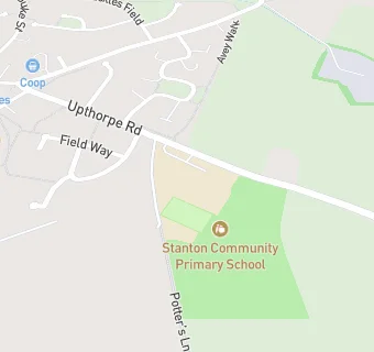 map for Stanton Community Primary School