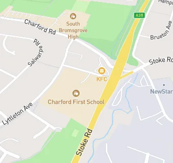 map for Charford First School