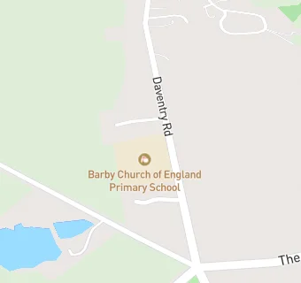 map for Barby Church of England Primary School