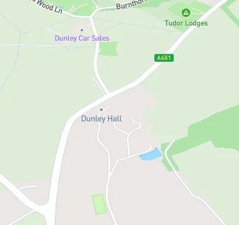 map for Dunley Hall