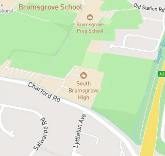 map for BAM FM At South Bromsgrove High School