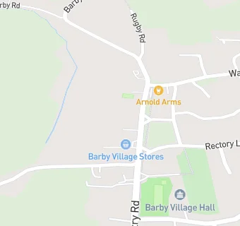 map for Barby Village Stores And Post Office