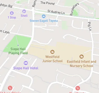 map for Westfield Junior School