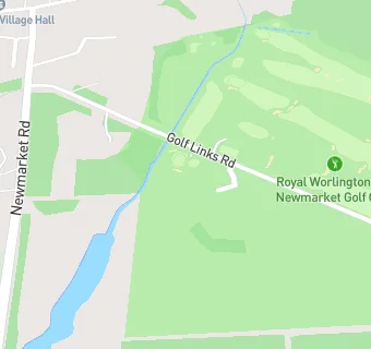 map for Royal Worlington & Newmarket Golf Club