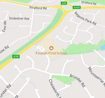 map for Finstall First School