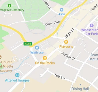 map for New Orient Cantonese Takeaway