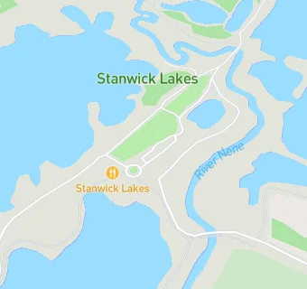 map for Stanwick Lakes Visitor Centre (Cafe Solar)