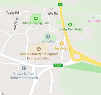 map for Fresh Start Catering Kilsby Primary