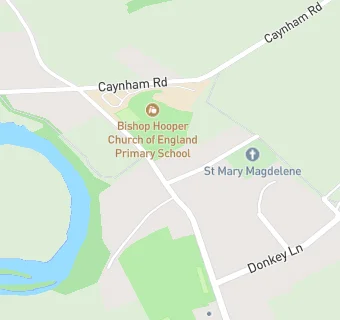 map for Bishop Hooper Church of England Primary School