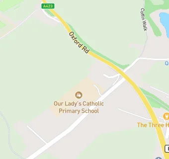 map for Our Lady's R.C. Primary School