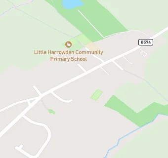 map for Little Harrowden Working Mens Club