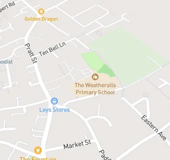 map for The Willows Before And After School Club At Weatheralls