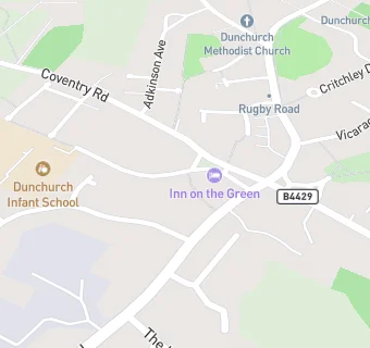 map for Dunchurch Community Library