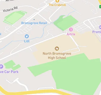 map for BAM FM @ North Bromsgrove High School