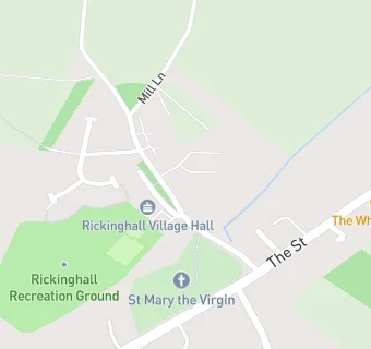 map for Rickinghall VC Primary School