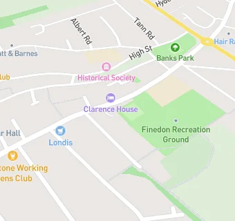 map for Crusty's Of Finedon