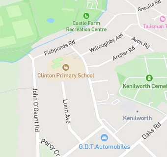 map for Educaterers Ltd at Clinton Primary School