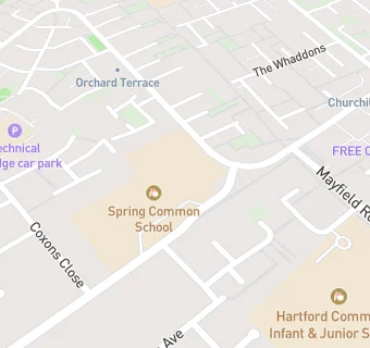 map for Spring Common School