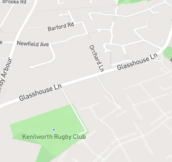 map for Kenilworth Rugby Football Club