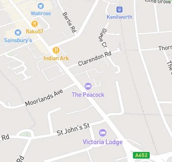 map for St Johns Church Hall