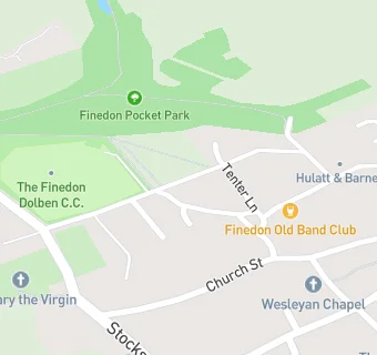 map for Finedon Dolben Cricket Club