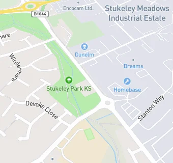 map for Stukeley Road Dental Surgery