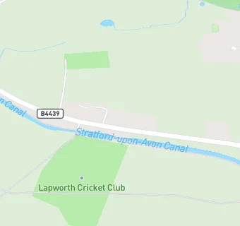 map for Lapworth Cricket Club