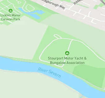 map for Stourport Motor Yacht & Bungalow Association