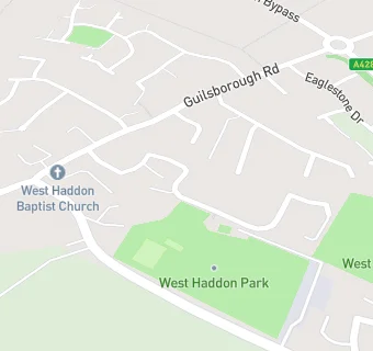 map for West Haddon Sports Pavilion