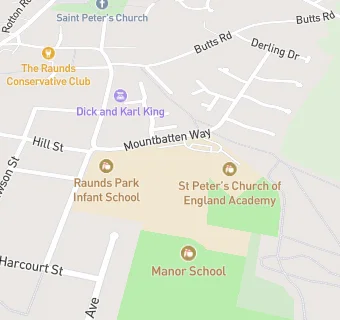 map for Manor School and Sports College