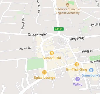 map for Market Cross Surgery