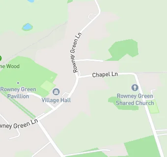 map for Rowney Green Peace Memorial Hall