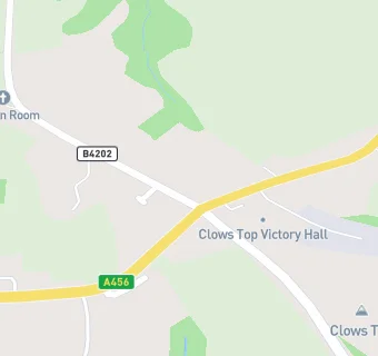 map for Clows Top Store And Post Office