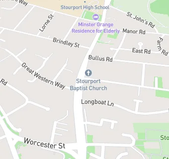 map for Minster Road Store