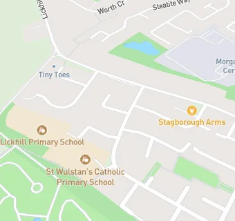 map for St Wulstan's Catholic Primary School