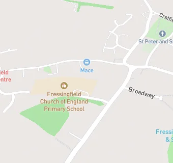 map for Fressingfield Church of England Primary School