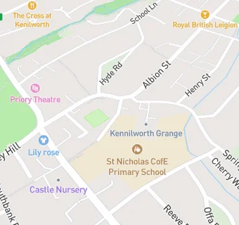 map for St Nicholas CofE Primary School