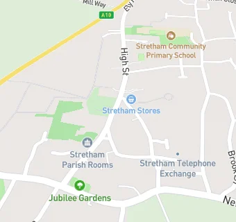 map for Stretham Youth Centre