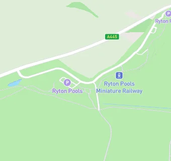 map for Ryton Pools Visitor Centre